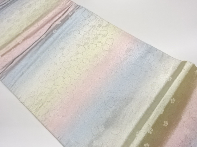 JAPANESE FUKURO OBI / WOVEN FLOWER